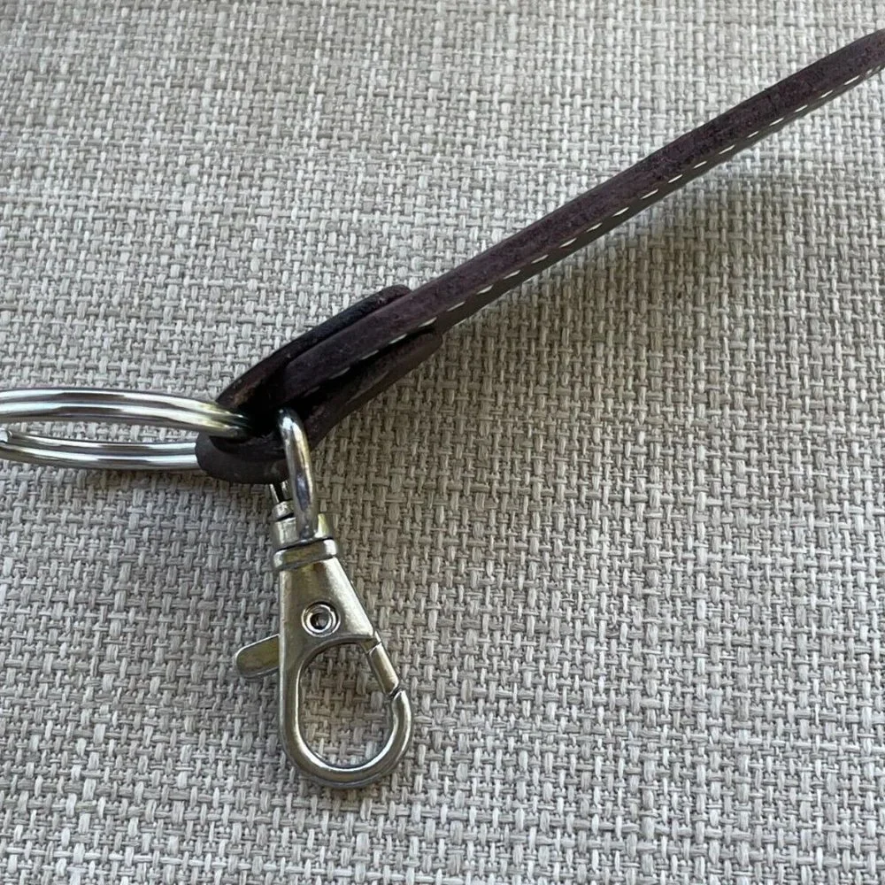Leather Key Chain Handmade Genuine Leather Keys Holder Key rings Lot of 2